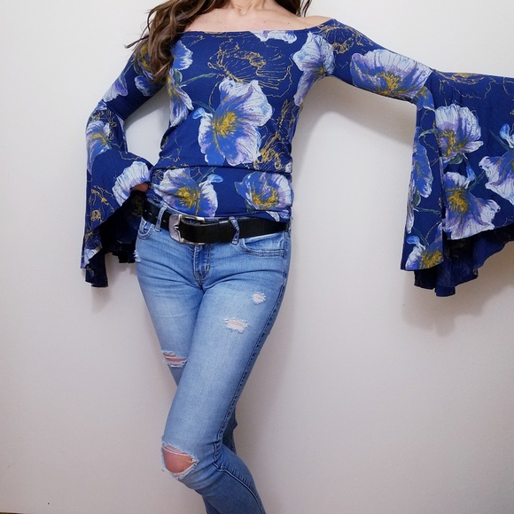 We The Free Tops - FINAL-NWOT WE THE FREE BIRDS OF PARADISE Top XS